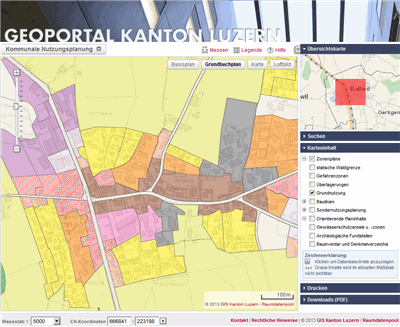 Geoportal luzern